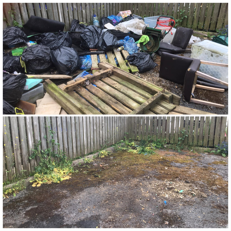 Georgian townhouse and farmhouse clearance work near Ashbourne